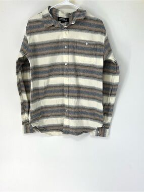 Ezekiel men’s button down flannel shirt large